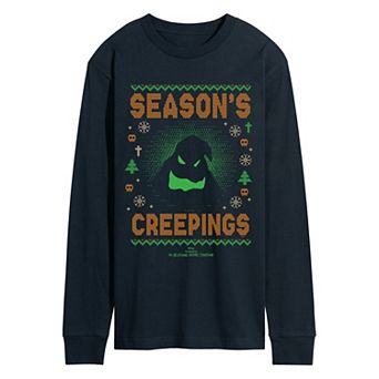 Men's Disney's The Nightmare Before Christmas Oogie Boogie Graphic Long Sleeve T-Shirt