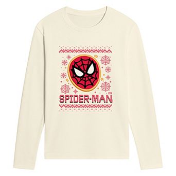 Men's Marvel Spider-Man Cookie Graphic Long Sleeve T-Shirt
