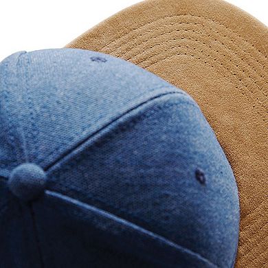 Beechfield Unisex Faux Suede Peak Snapback Cap