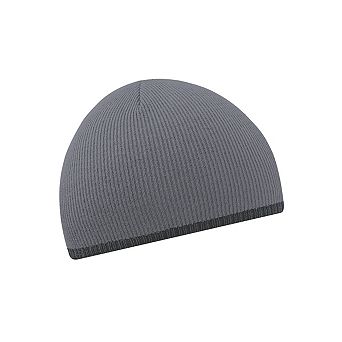 Beechfield Unisex Two-Tone Knitted Winter Beanie Hat
