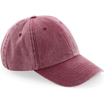 Beechfield Unisex Low Profile Vintage Denim-Look Cap
