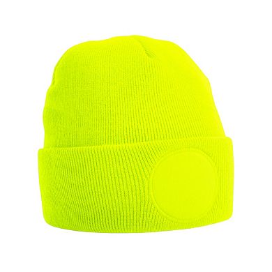 Beechfield Unisex Circular Patch Cuffed Beanie