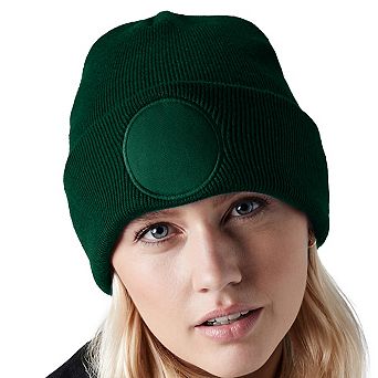 Beechfield Unisex Circular Patch Cuffed Beanie