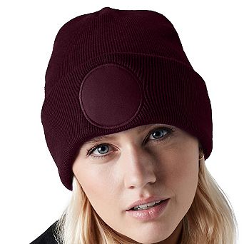 Beechfield Unisex Circular Patch Cuffed Beanie