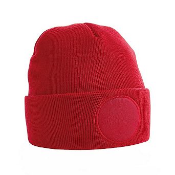 Beechfield Unisex Circular Patch Cuffed Beanie
