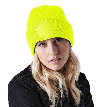 Beechfield Unisex Circular Patch Cuffed Beanie