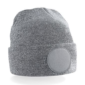 Beechfield Unisex Circular Patch Cuffed Beanie