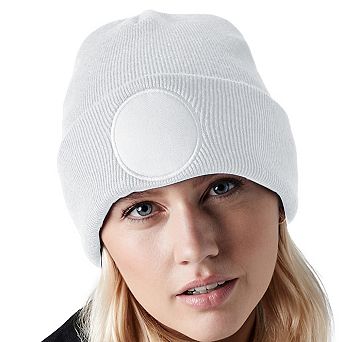 Beechfield Unisex Circular Patch Cuffed Beanie