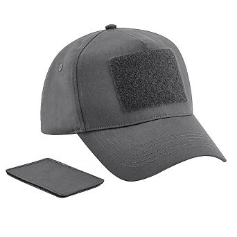 Beechfield Unisex Adult Removable Patch Baseball Cap