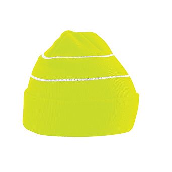 Beechfield Unisex Adult Knitted High-Vis Beanie