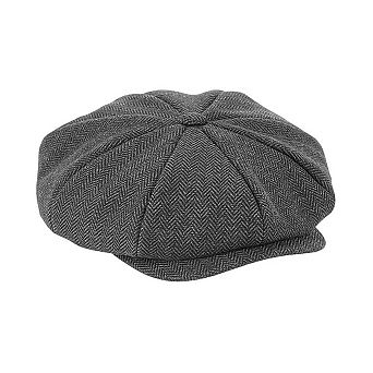 Beechfield Unisex Adult Heritage Herringbone Baker Boy Cap