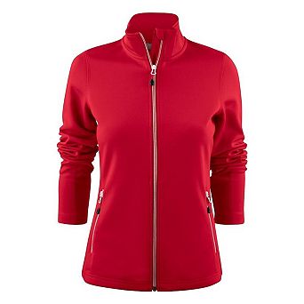 Printer RED Womens/Ladies Powerslide Zipped Sweat Jacket