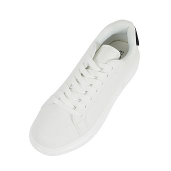 Brave Soul Mens PU Lace Up Trainers