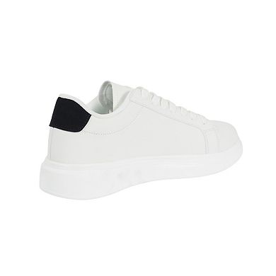 Brave Soul Mens PU Lace Up Trainers