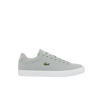 Lacoste Mens Lerond Canvas Low Flat Trainers