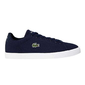 Lacoste Mens Lerond Canvas Low Flat Trainers