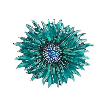 Large Floral Brooch Pin