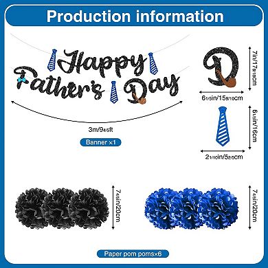 19pc Fathers Day Decor Set