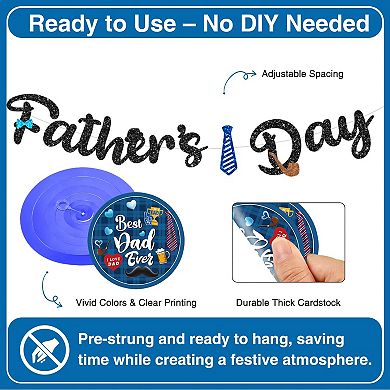 19pc Fathers Day Decor Set