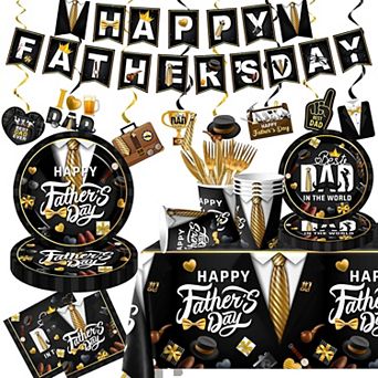 178 pc Fathers Day Tableware