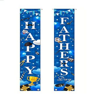 Blue Fathers Day Porch Sign