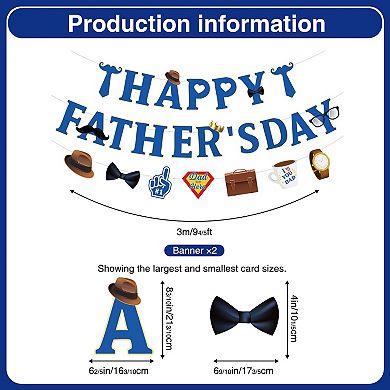 17-Pc Father’s Day Decor Set