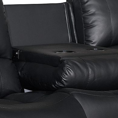 2-Piece Faux Leather Manual Reclining Living Room Set