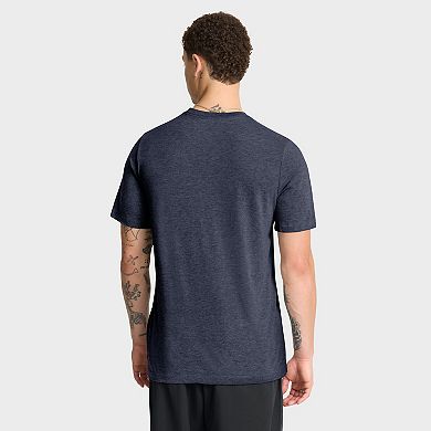 Men's Nike Heather Navy Michigan Wolverines Legacy Mantra Tri-Blend T-Shirt