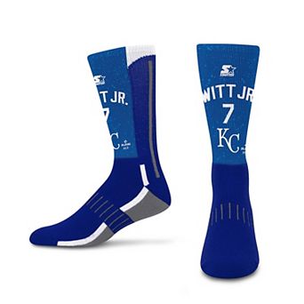 Youth Starter Bobby Witt Jr. Royal Kansas City Royals Jersey Arch Crew Socks
