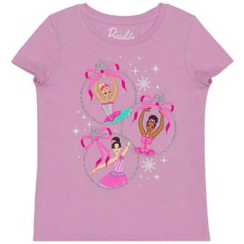 Girls 4-12 Jumping Beans® Barbie Nutcracker Short Sleeve Graphic Tee