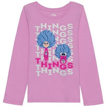 Girls 4-12 Jumping Beans® Thing 1 Thing 3 Long Sleeve Graphic Tee