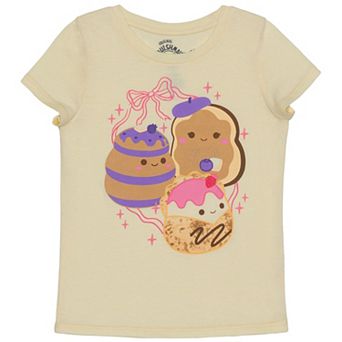 Girls 4-12 Jumping Beans® Breakfast Besties Short Sleeve Graphic Tee
