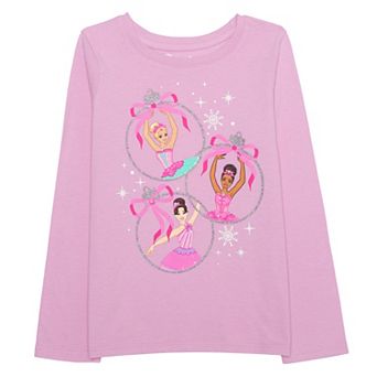 Girls 4-12 Jumping Beans® Barbie Nutcracker Long Sleeve Graphic Tee