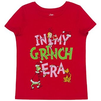 Girls 4-12 Jumping Beans® "In My Grinch Era" Short Sleeve Graphic Tee
