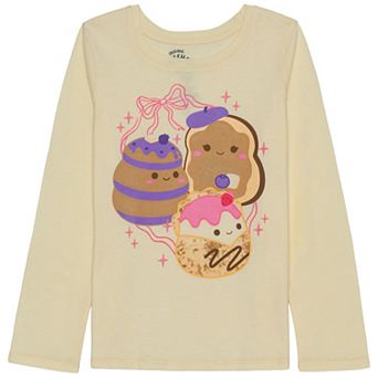Girls 4-12 Jumping Beans® Breakfast Besties Long Sleeve Graphic Tee