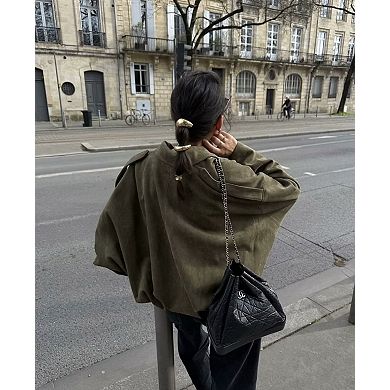 Women's Long Sleeve Zip Up Jacket Casual Outerwear