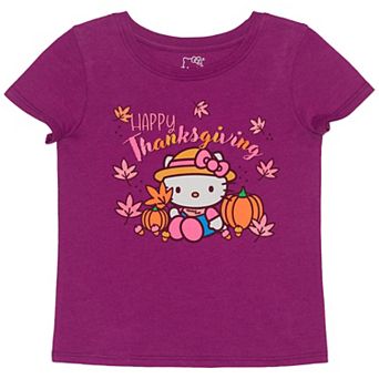 Baby & Toddler Girl Jumping Beans® Hello Kitty Thanksgiving Short Sleeve Graphic Tee