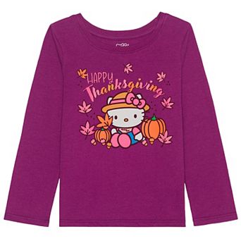Baby & Toddler Girl Jumping Beans® Hello Kitty Thanksgiving Long Sleeve Graphic Tee