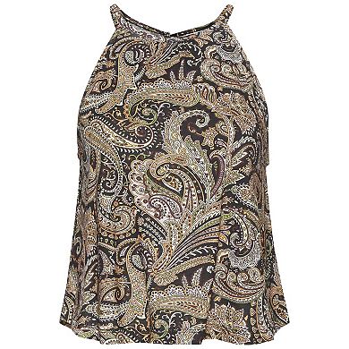 Lascana Women's High Neck Sleeveless Top