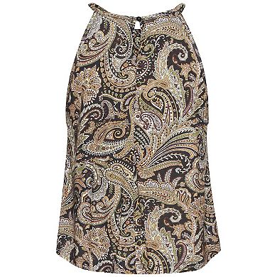 Lascana Women's High Neck Sleeveless Top
