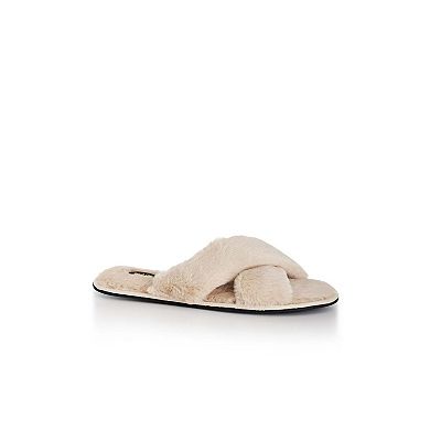 Avenue Women's Wide Width Jojo Cross Slipper