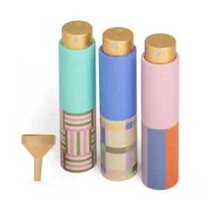 Kikkerland 3-Piece. Perfume Atomizer Set - Styles May Vary, Multi
