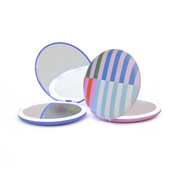 Kikkerland Inkerie LED Travel-Size Pocket Mirror