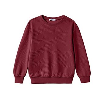 Arshiner Boys Sweatshirts Long Sleeve Crewneck Pullover Shirt Kids Fashion Fall Winter Sweater