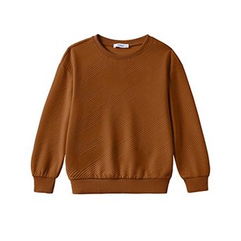 Arshiner Boys Sweatshirts Long Sleeve Crewneck Pullover Shirt Kids Fashion Fall Winter Sweater
