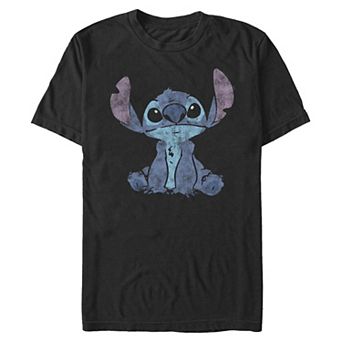 Big & Tall Disney's Stitch Distressed Draw Graphic Tee