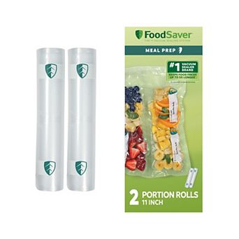 FoodSaver Meal Prep Vacuum Sealer Portion Rolls 2-Pack