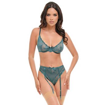 Women's Oh La La Cheri Paisley 2 pc Lingerie Set 12150