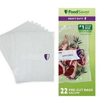 FoodSaver Heavy Duty 22-Count Gallon Pre-Cut Vacuum Seal Bags