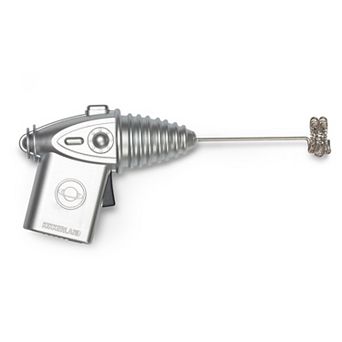 Kikkerland Sci-Fi Space Blaster Beverage Frother & Whisk